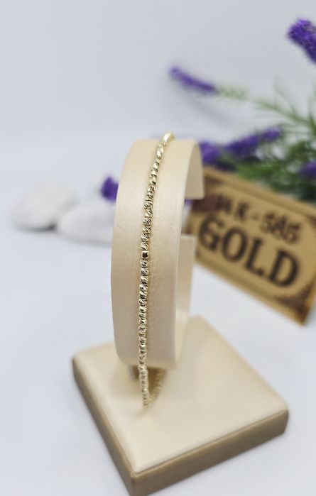 Złota bransoletka próba 585 14k