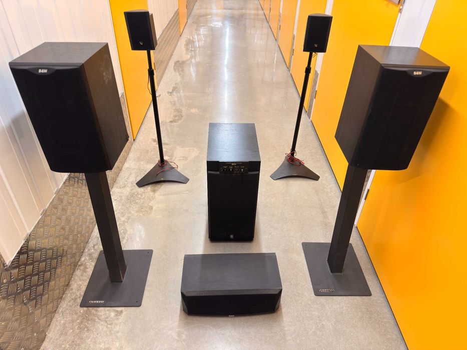 Colunas audio com excelente som para estéreo ou home cinema