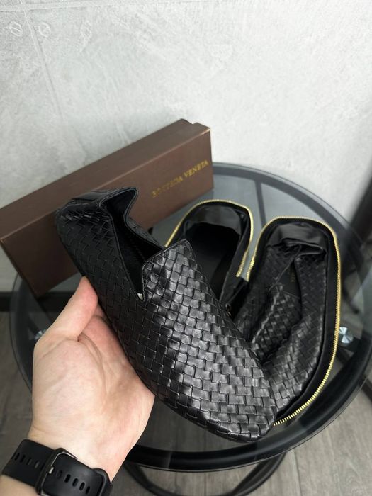 Кожаные мокасины Bottega Veneta