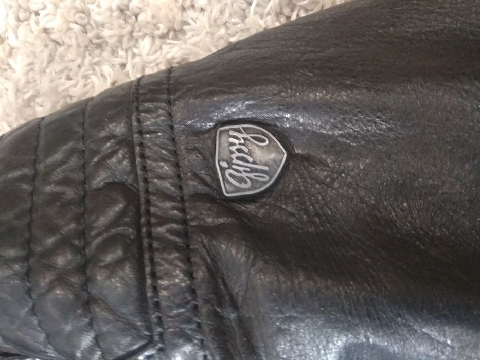 Чоловіча шкіряна куртка gipsy. Мото куртка