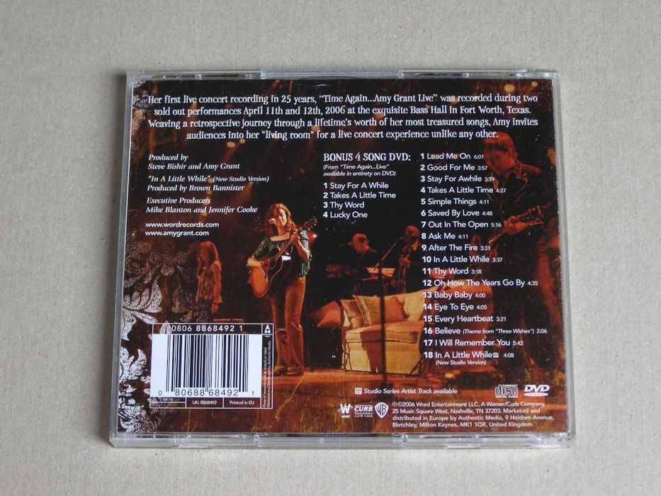 Amy Grant Time again CD + DVD