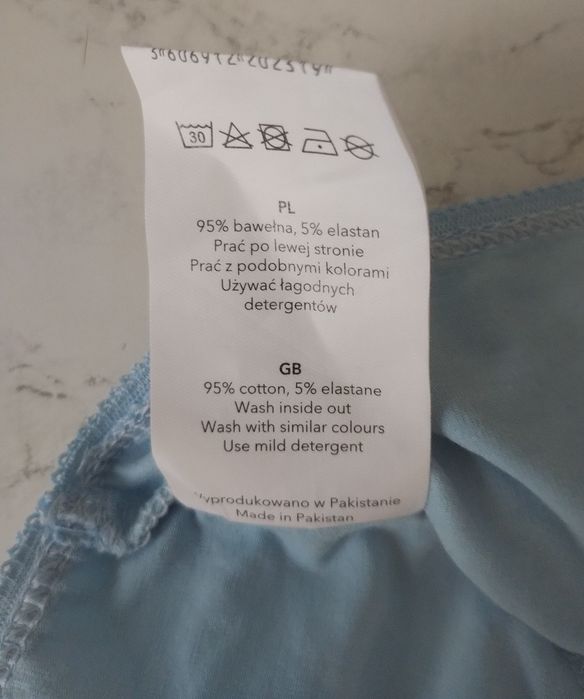 Majtki figi damskie cleve XL niebieskie