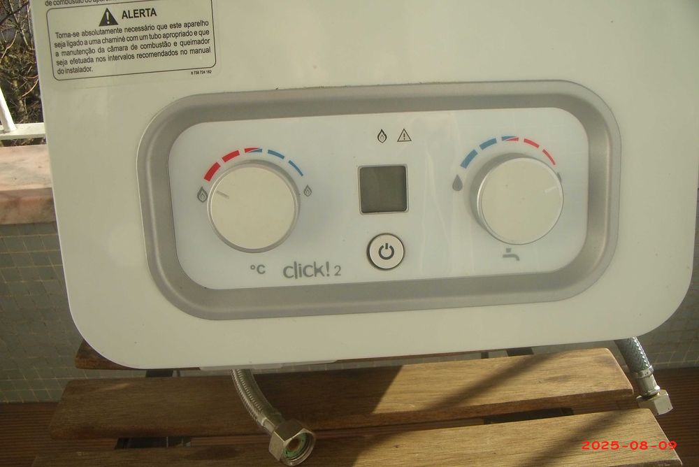 Vendo esquentador Vulcano gás natural com 2 anos 150 euros