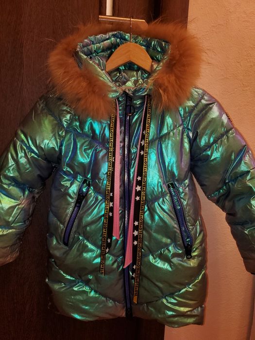 Продам зимову куртку для дівчинки, 128 розмір