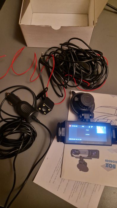 Rejestrator jazdy HD 3kamery, nowy