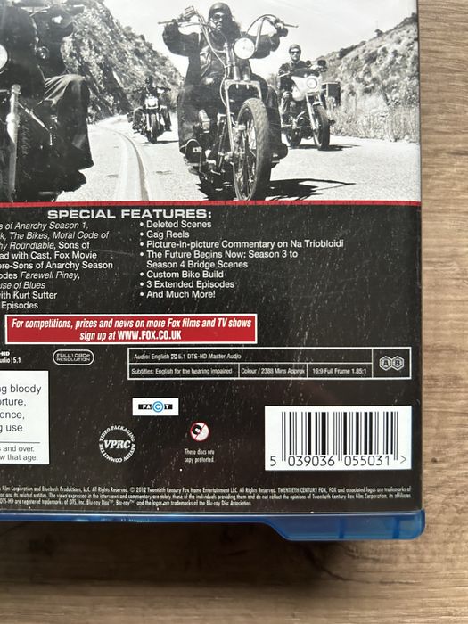 Sons of Anarchy Seasons 1-4 Bluray