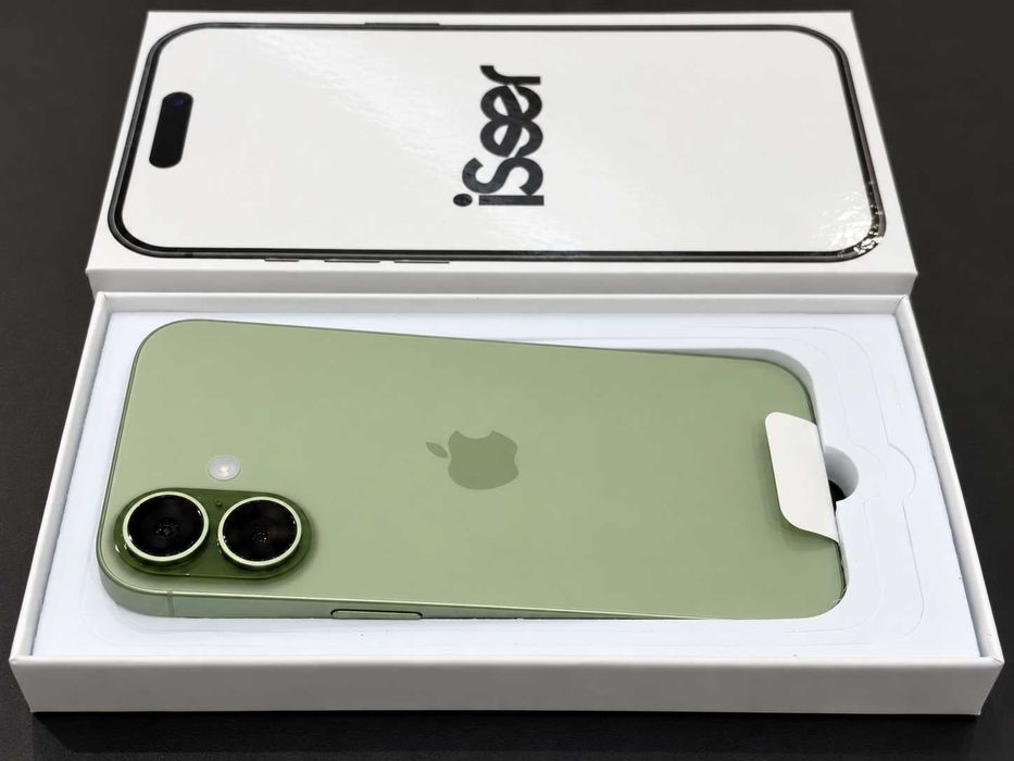 RATY 0% • iPhone 17 256GB • 0 cykli • 100% BAT • Zielony • Gwarancja