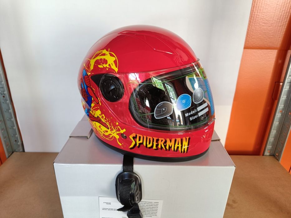 Kask motocyklowy dziecięcy zamknięty ABIWA uniwersal