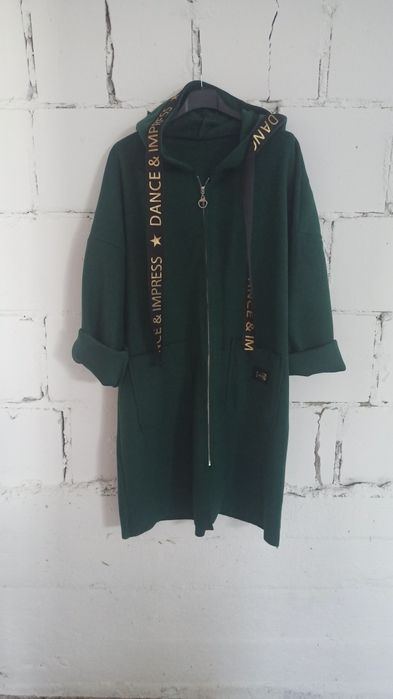 Płaszcz butelkowa zieleń