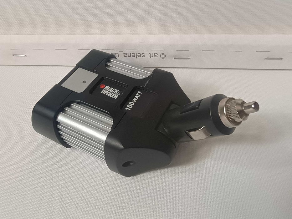 США Автомобильный инвертор 12V 220V 110V Black Decker 100W преобразователь в прикуриватель для ноутбука