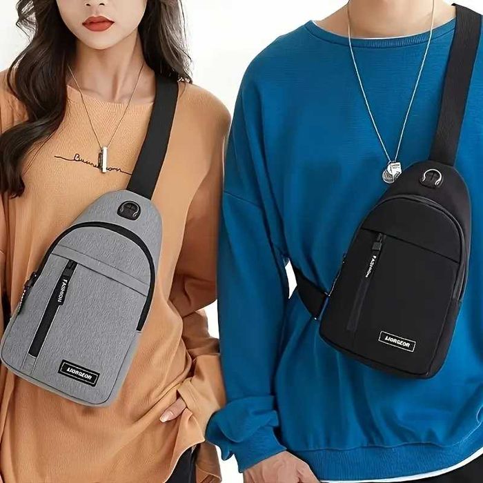 Bolsas de trespasse, ombro ou peito. Modelos e cores diversas. Novas.