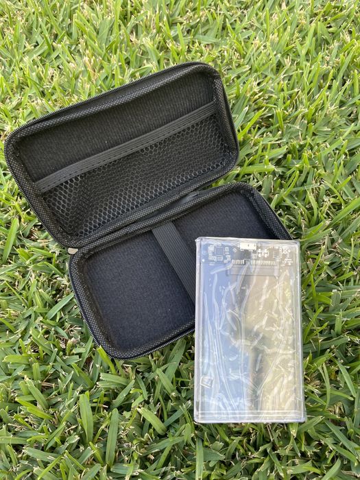 Caixa para disco + Bolsa Almofadada Capa Rígida | Novo e Resistente64171748388994121