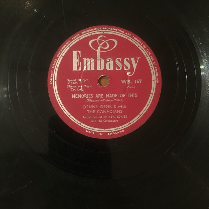 Lote 6 discos 33 1/3 RPM dos anos 50