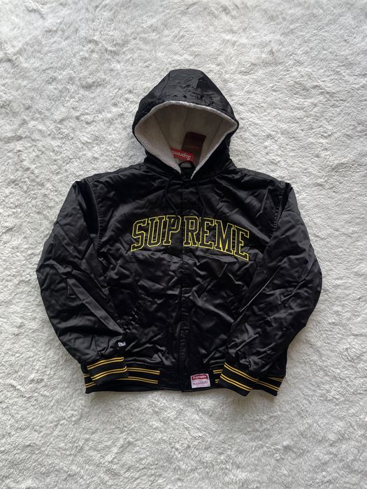Kurtka Supreme x Mitchell & Ness Satin Varsity Jacket