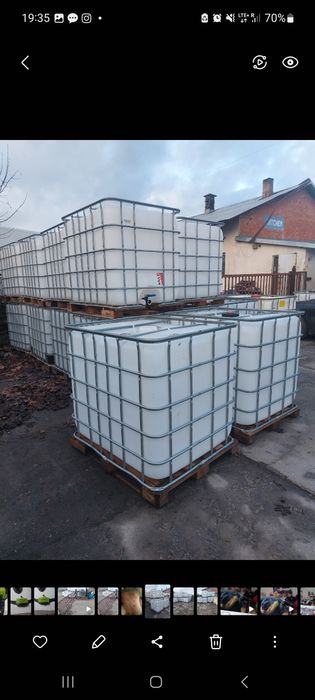 Mauzer 1000l zbiornik 1000l pojemnik na ropę 1000l
