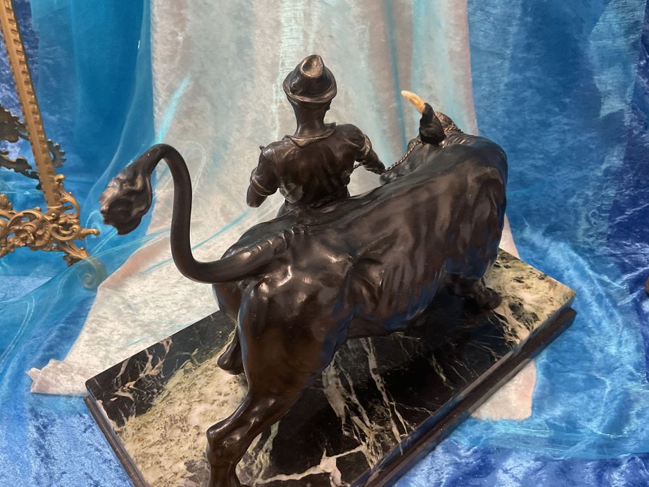 Escultura bronze base 40x20 cm