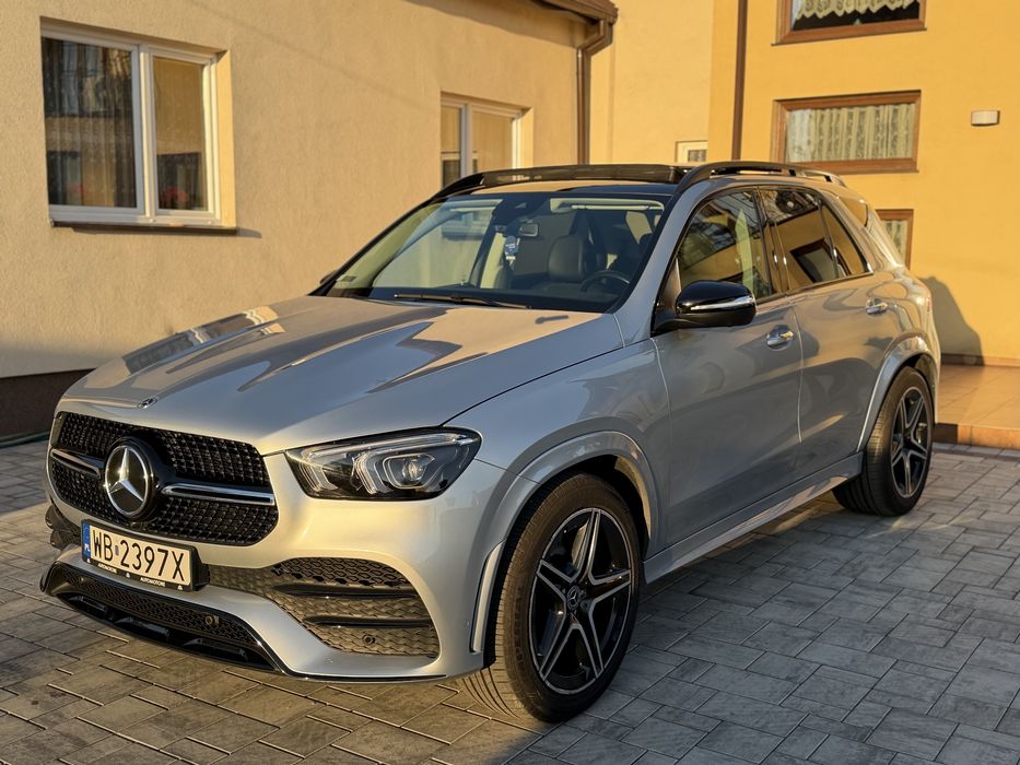 Mercedes GLE 450 Benzyna Burmester Panorama Salon Polska leasing Zamiana