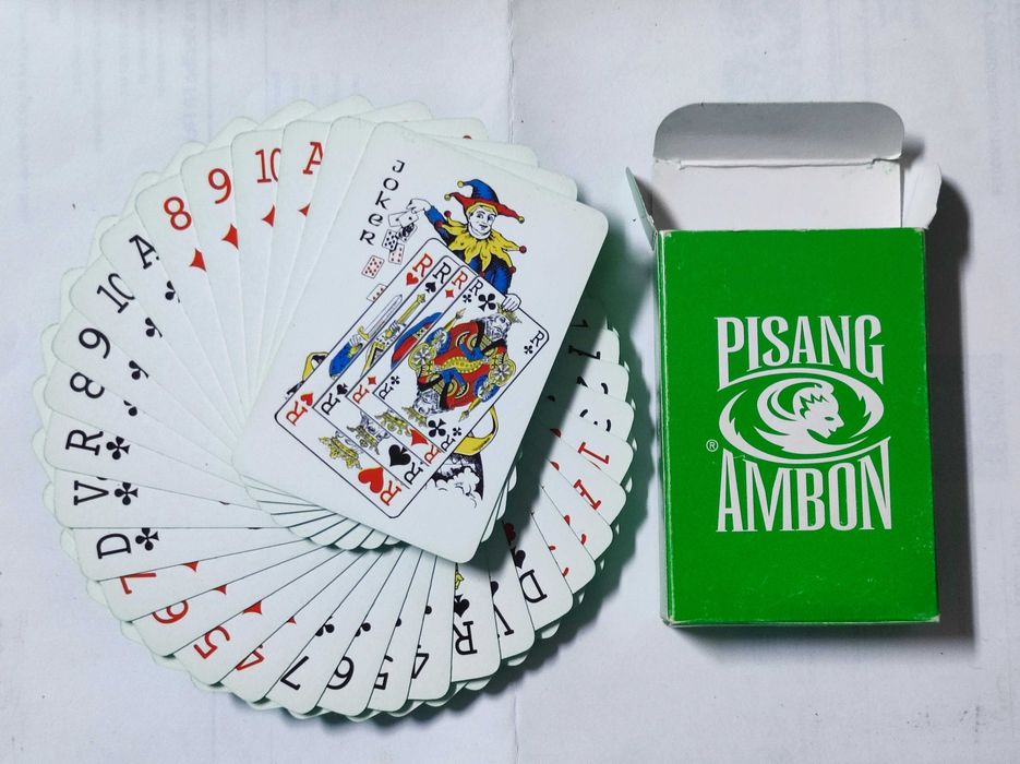 Baralho / jogo cartas marca bebida Pisang Ambon