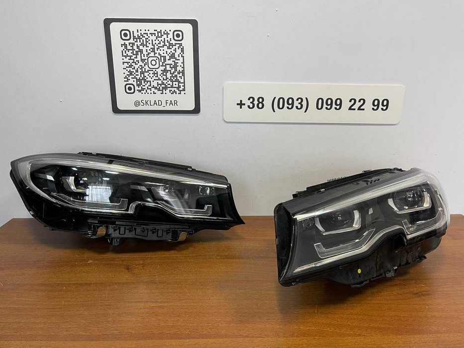 Фара фары оптика BMW 3 g20 g21 adaptive led  БМВ г20 г21 пара tradein