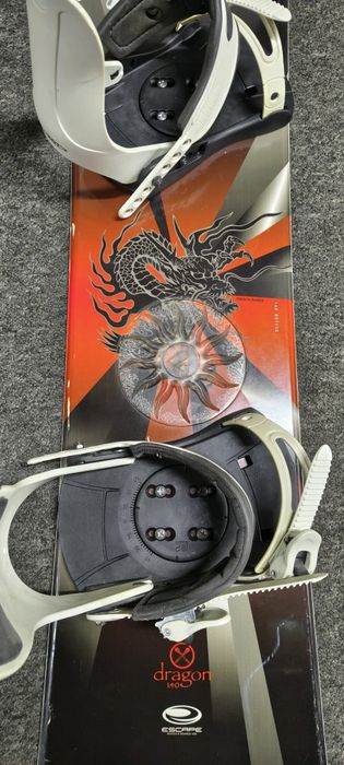 Deska snowboardowa 140 cm DRAGON+ wiązanie S/M
