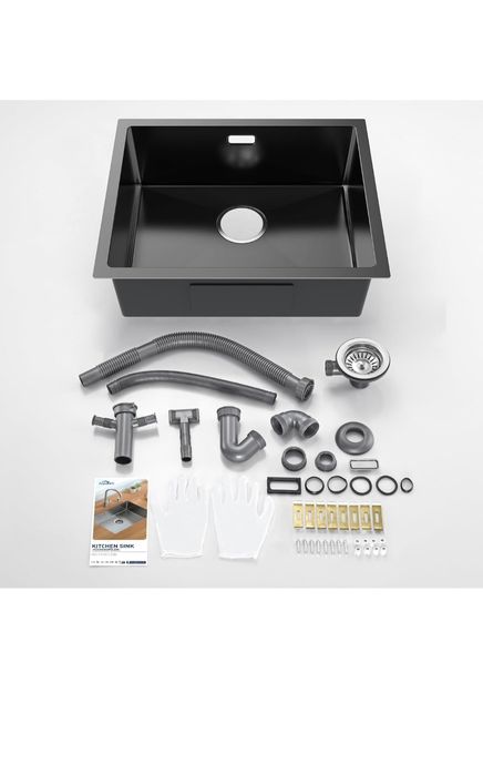 Pia Inox Preta 50x40