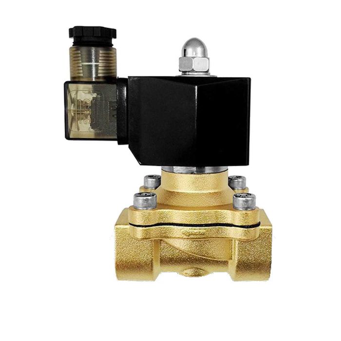 Elektrozawór mosiężny NC 1/2 cala 230V