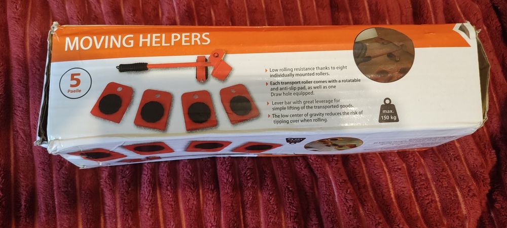 Moving helpers донкрат до 150кг на колеса для переміщення меблів стіра
