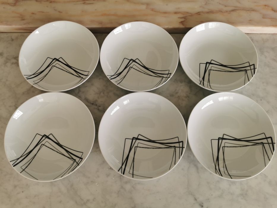 6 Pratos de Sopa - Vista Alegre (NOVOS)