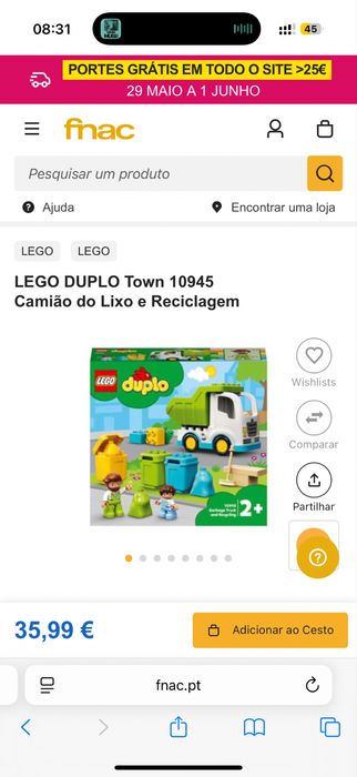 Lego Duplo Garbage track