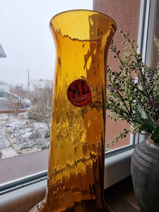 Wazon kolekcjonerski, Huta Laura Tarnów lata 70., PRL