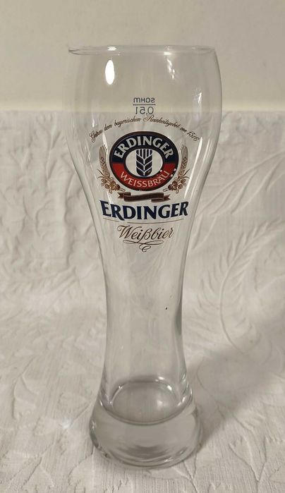 Copo Vintage de Cerveja Erdinger Weißbier 0,5L