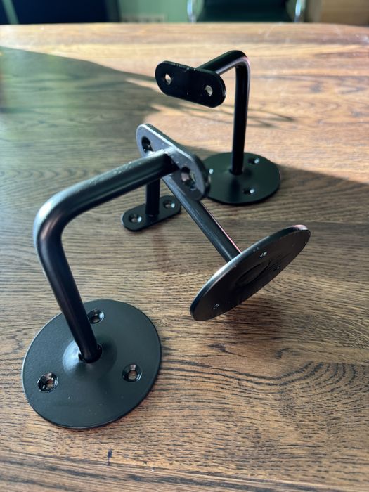 Кронштейн поруччя, для кріплення перил до стіни, h 100мм*65мм, d 75мм