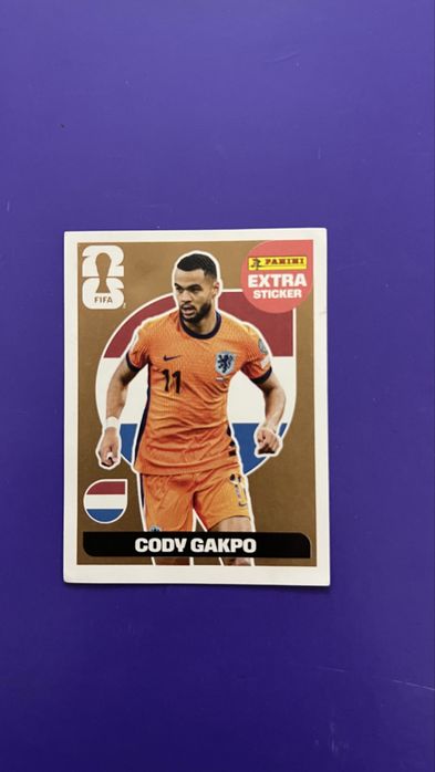 Extra Sticker Cody Gakpo Bronze Panini Mundial 2026