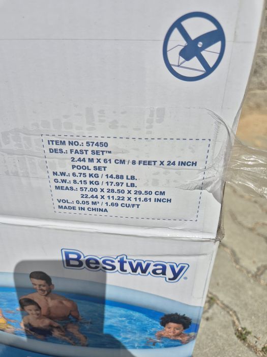 Piscina fast set
