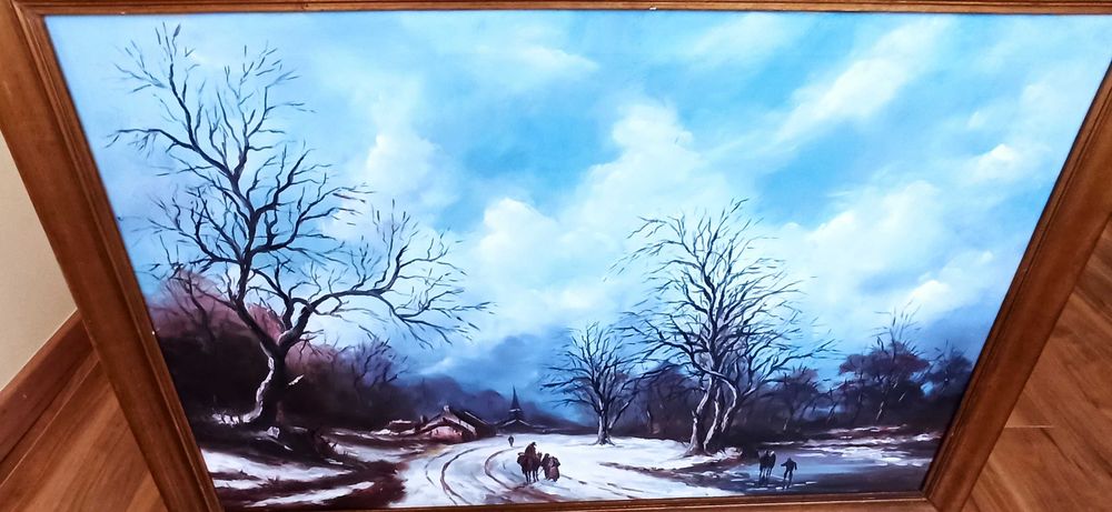 Oleo sobre tela - Paisagem