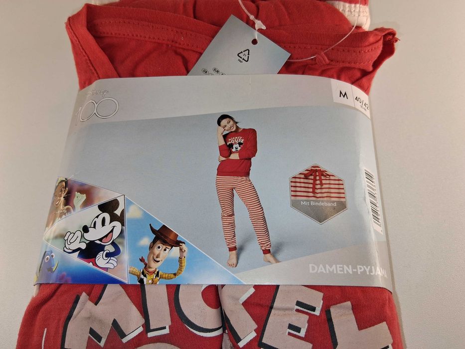 A283 Piżama Damska Disney Myszka Miki Bawełniana M 40/42