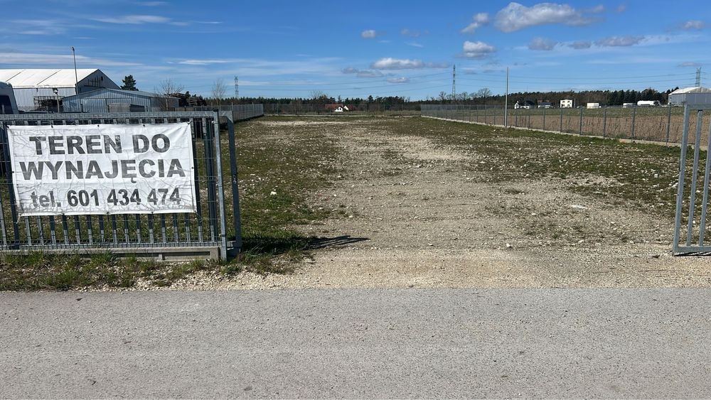 Plac działka do wynajecia przy dk45 zjazd Opole/Raciborz