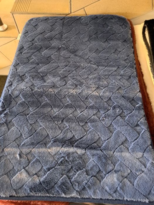 Granatowy dywan dywanik 50x80