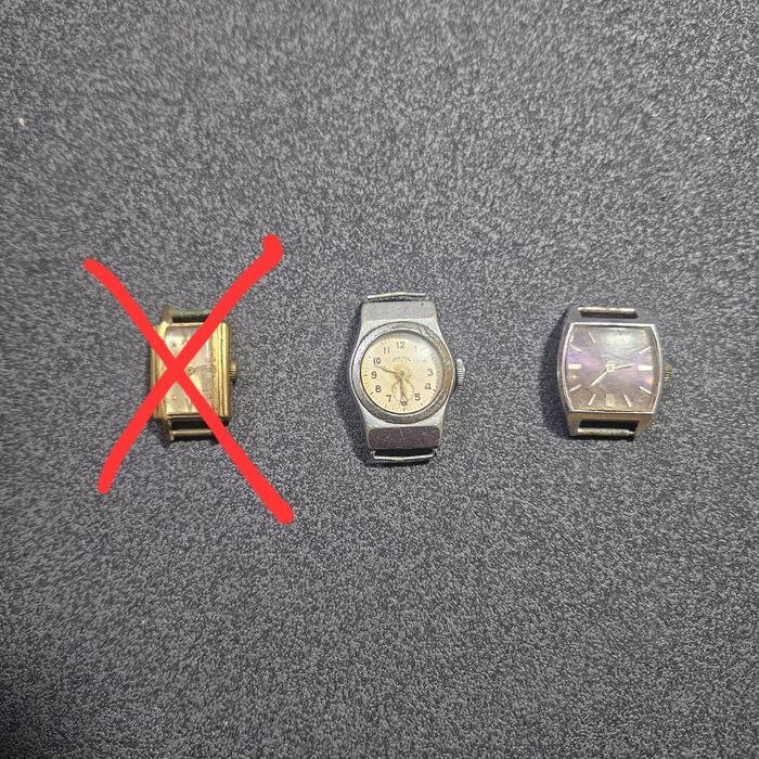 Лот вінтажних радянських годинників (Звезда, Луч, Слава) під реставрац