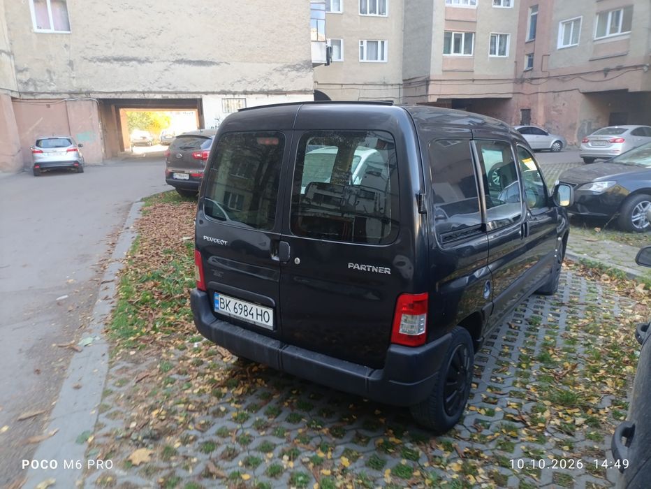peugeot partner 1.6 hdi 2007 рік