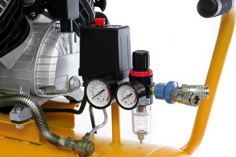 Kompresor sprężarka 100L 2 tłoki + AGREGAT malarski 8L lakierniczy