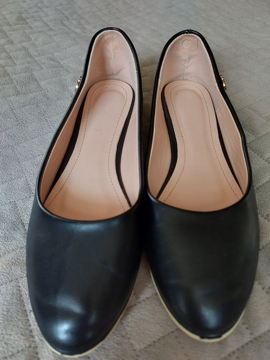Baleriny czarne 37 damskie