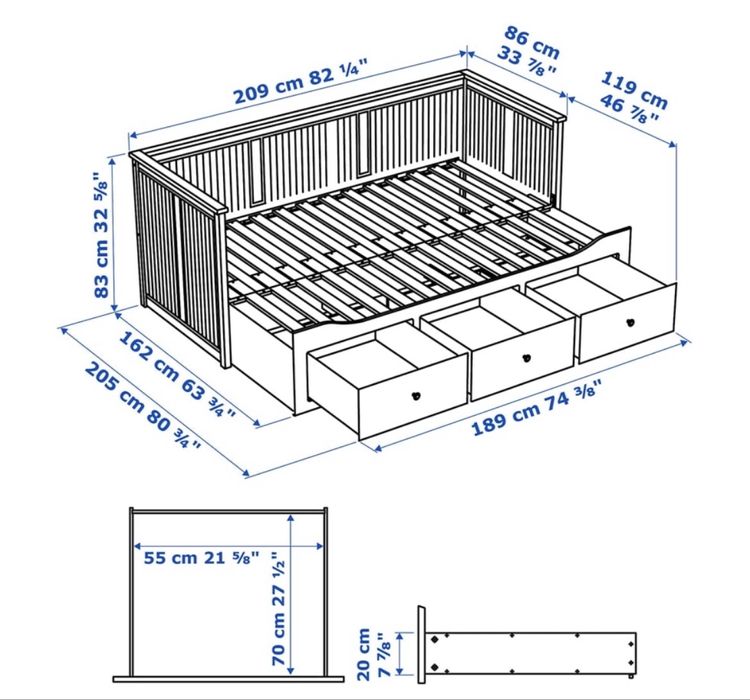 Cama Ikea Hemnes