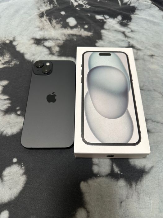 iPhone 15+ Plus 128gb Black з коробкою айфон плюс чорний