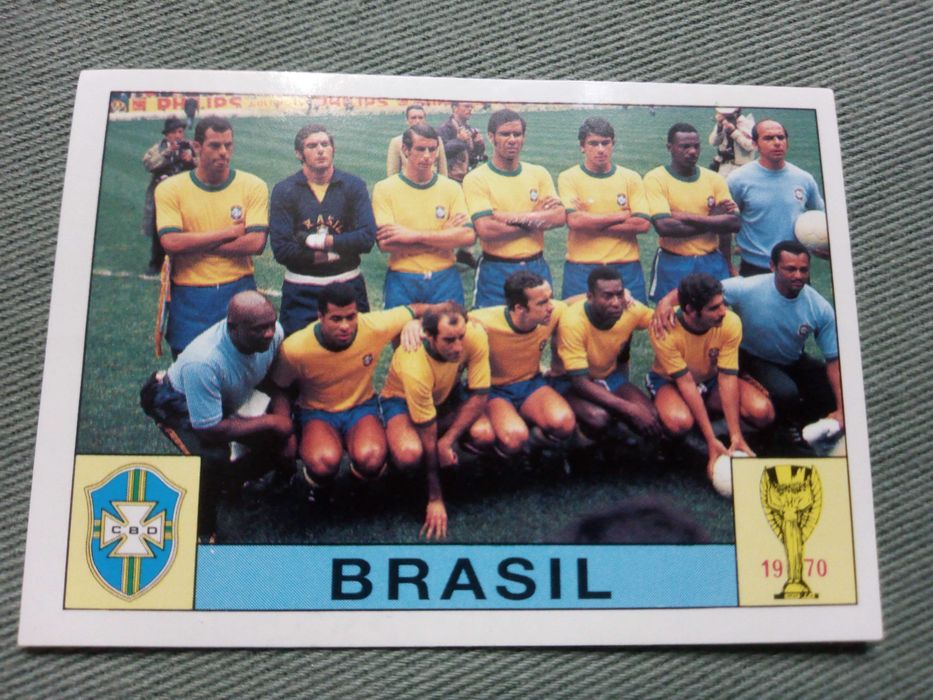 Cromo Panini World Cup Story da Seleção do Brasil no Mundial 70
