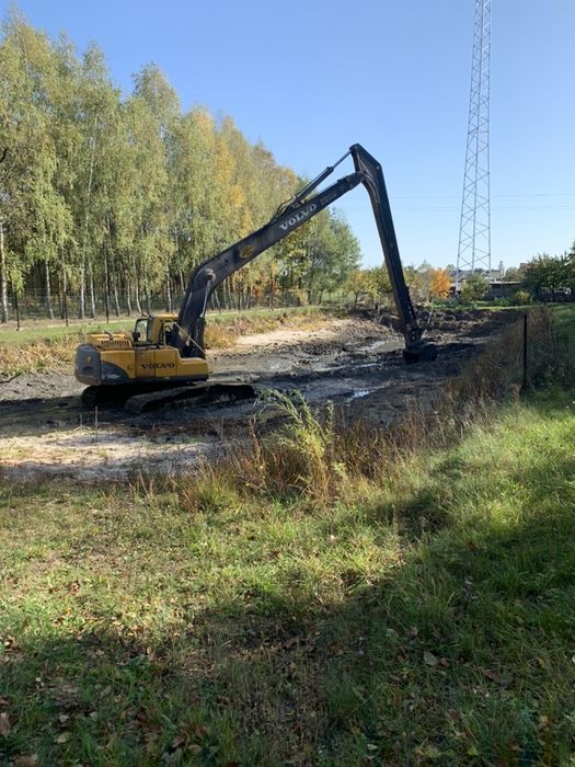 Usługi koparką, koparka-ładowarka