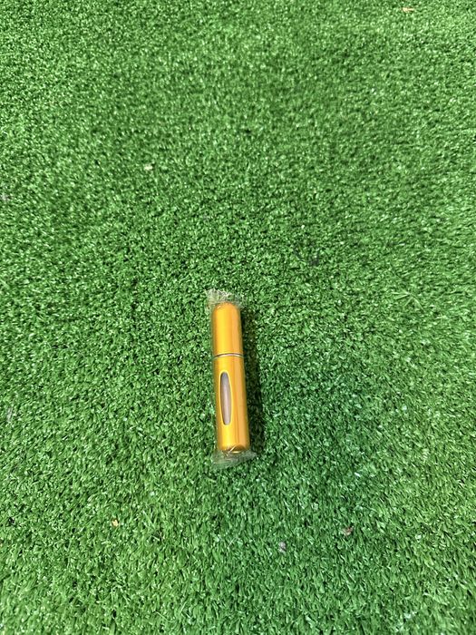 Perfumes viagem mini metalizados laranja/rosa – NOVOS!