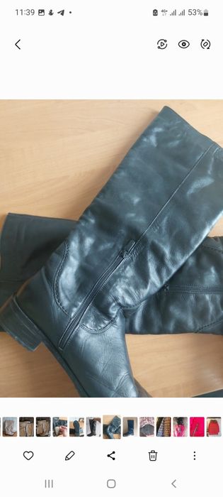 Сапоги зимові шкіра