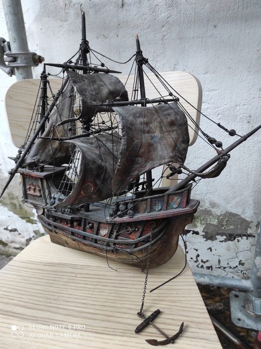 Model statku bardzo stary
