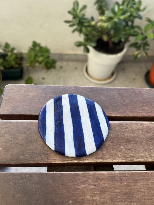 Conjunto de bases de copos | Feitas à mão com cerâmica fria